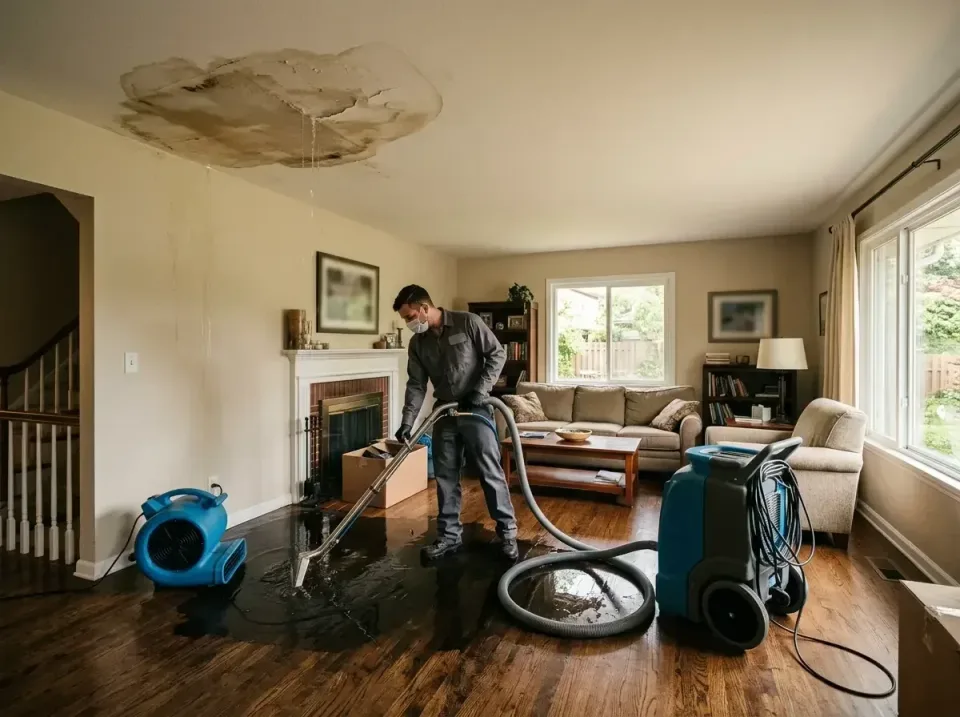 attic-pipe-burst-ceiling-drip-008 — frequently asked questions, Water Damage Restoration & Carpet Care in Windber, PA